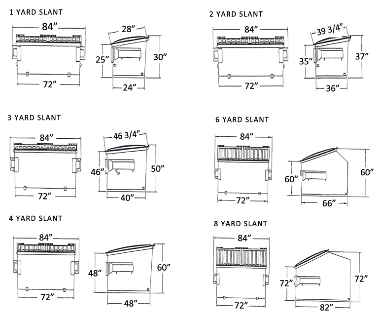 recycling container specifications